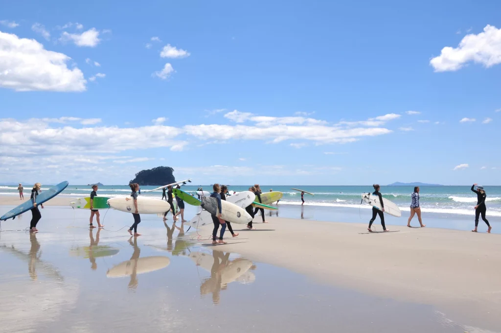 Corporate & team surf lessons, Mount Maunganui
